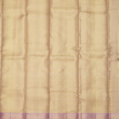 Lavender Zariwork Pure Silk Saree