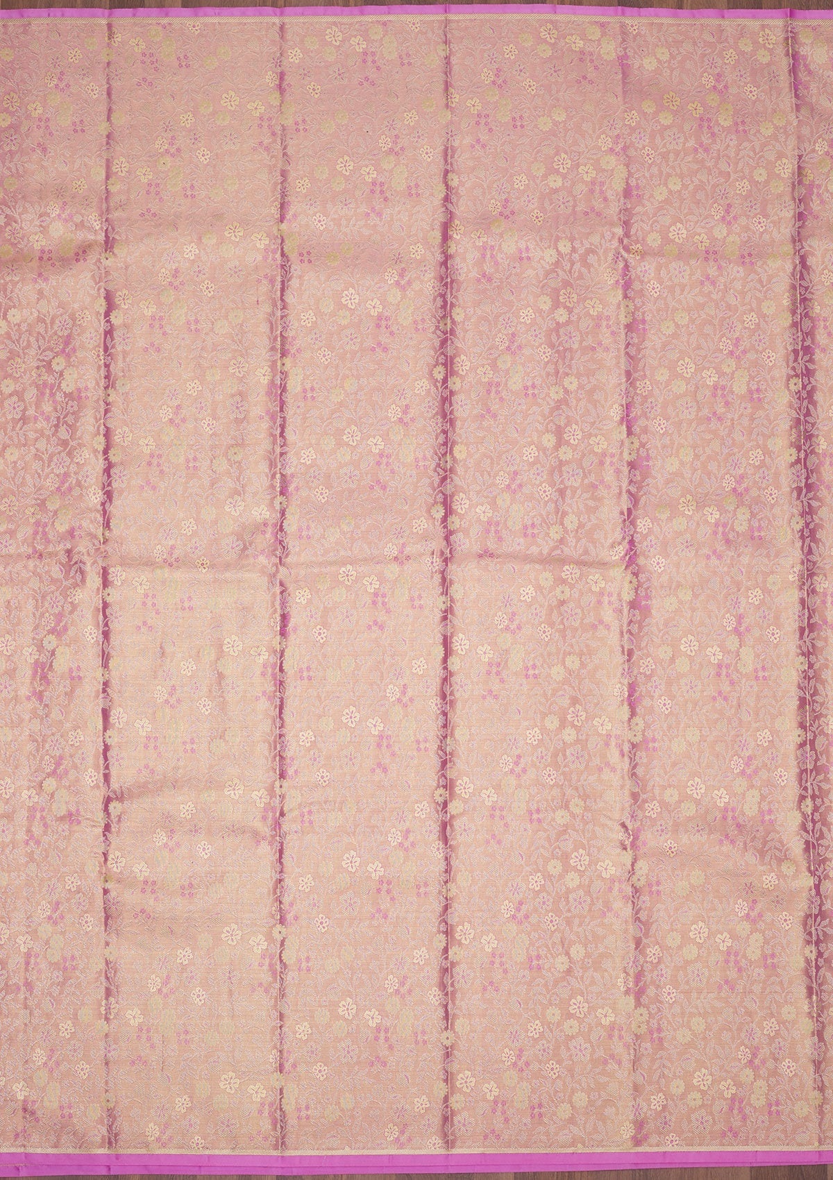 Lavender Zariwork Pure Silk Saree