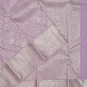 Lavender Zariwork Pure Silk Saree