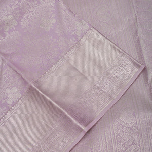 Lavender Zariwork Pure Silk Saree