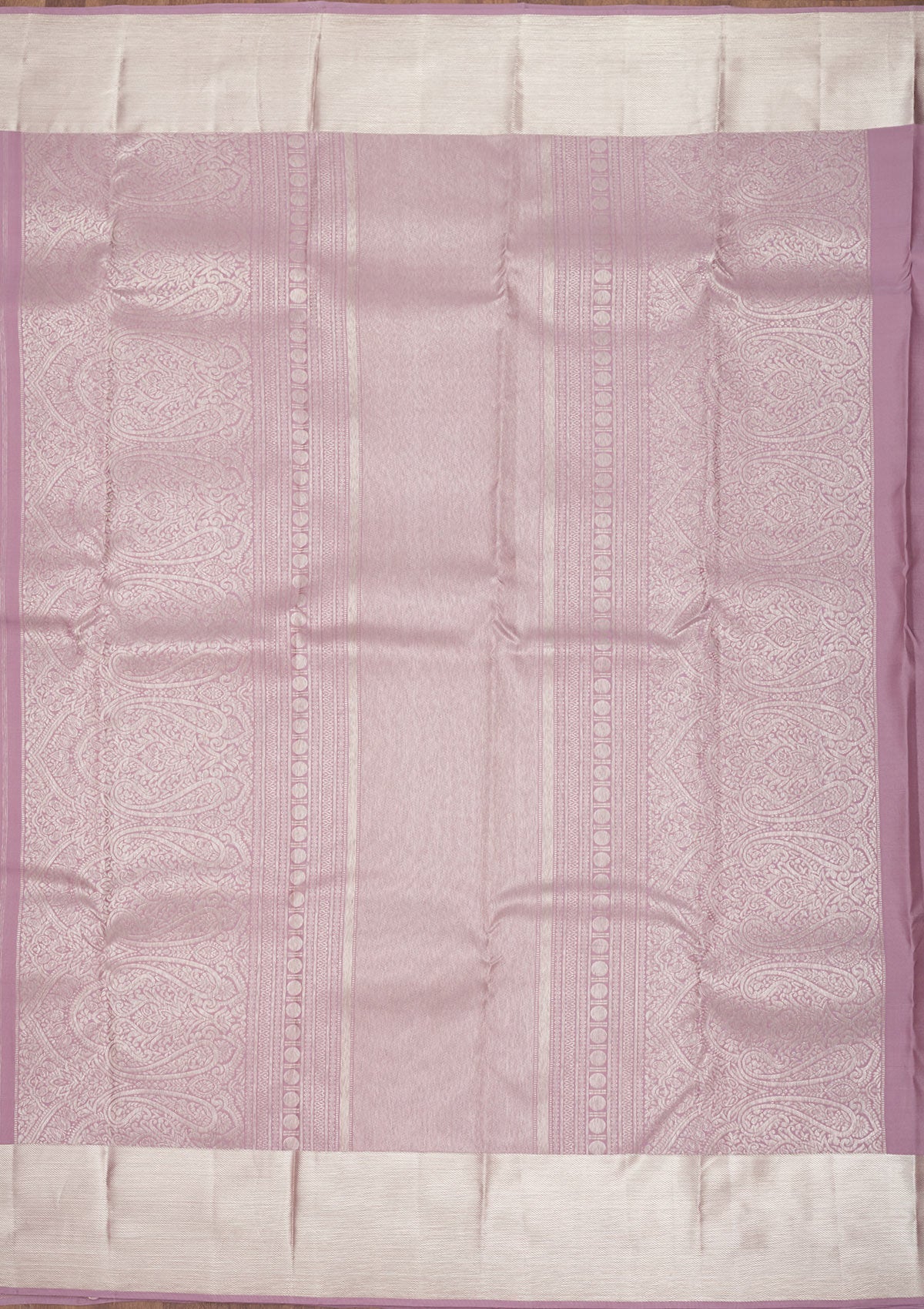 Lavender Zariwork Pure Silk Saree