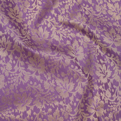 Lavender Zariwork Pure Silk Saree