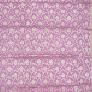 Lavender Zariwork Pure Silk Saree