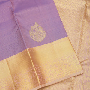 Lavender Zariwork Pure Silk Saree