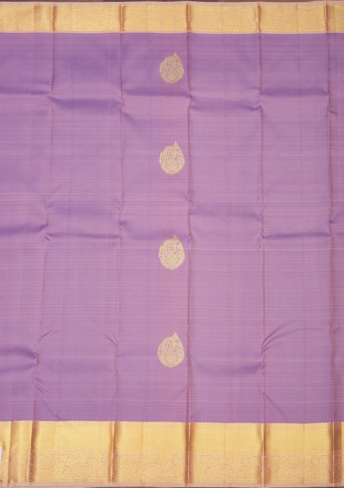 Lavender Zariwork Pure Silk Saree
