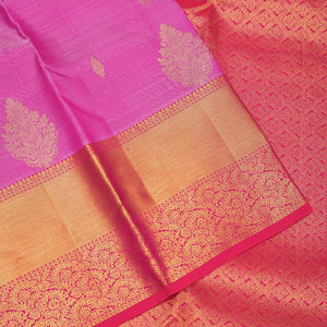 Lavender Zariwork Pure Silk Saree