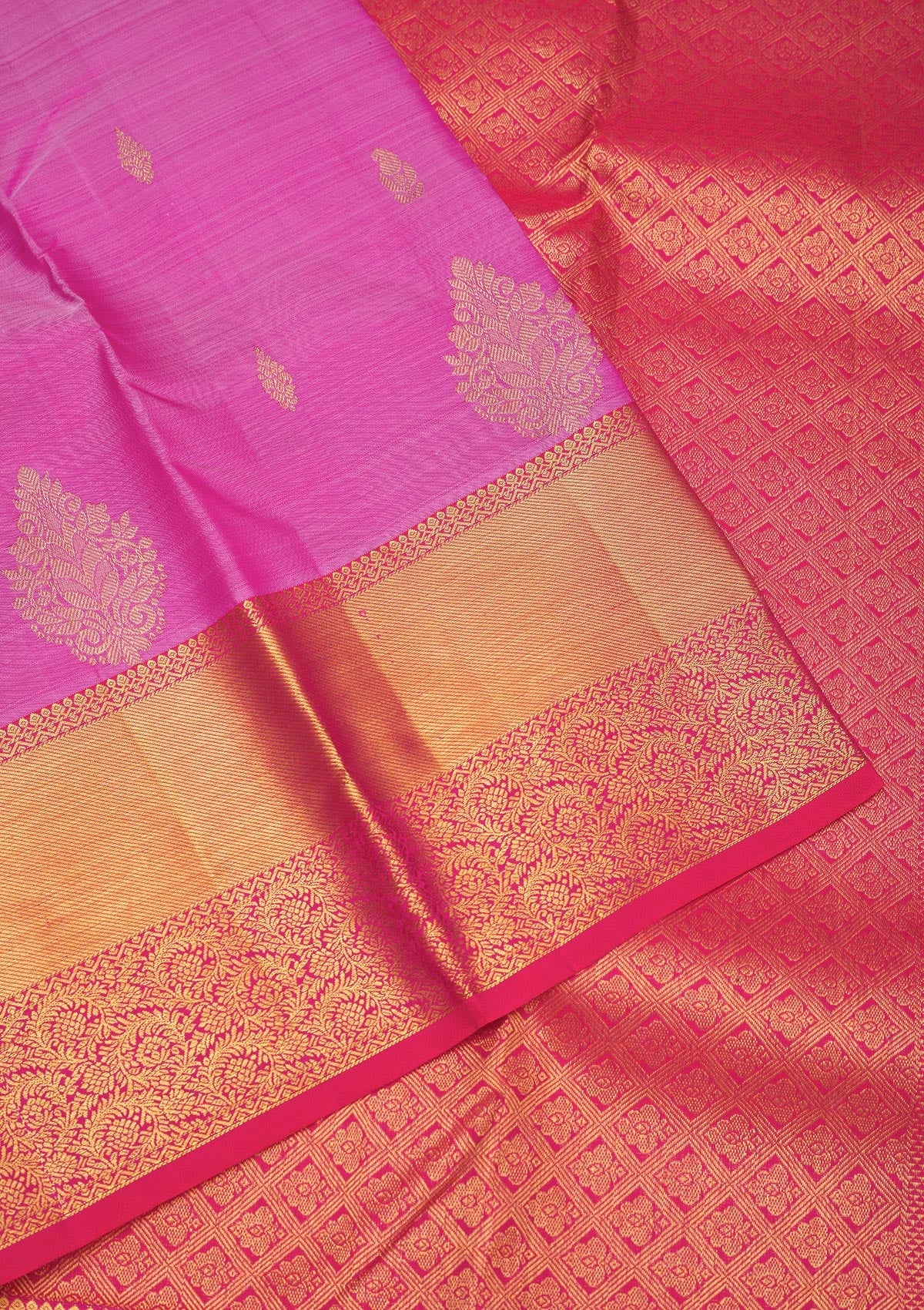Lavender Zariwork Pure Silk Saree