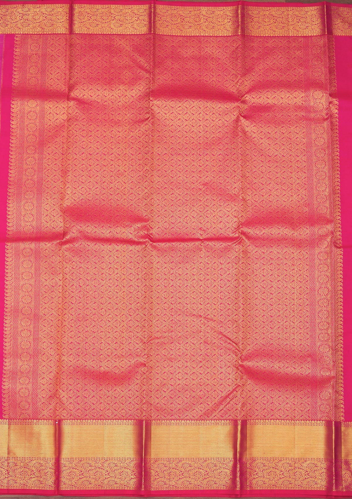 Lavender Zariwork Pure Silk Saree