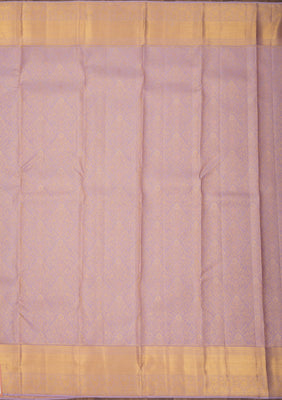 Lavender Zariwork Pure Silk Saree