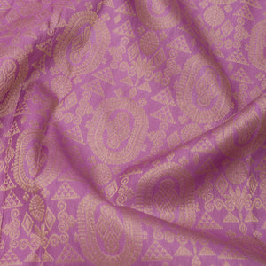 Lavender Zariwork Pure Silk Saree
