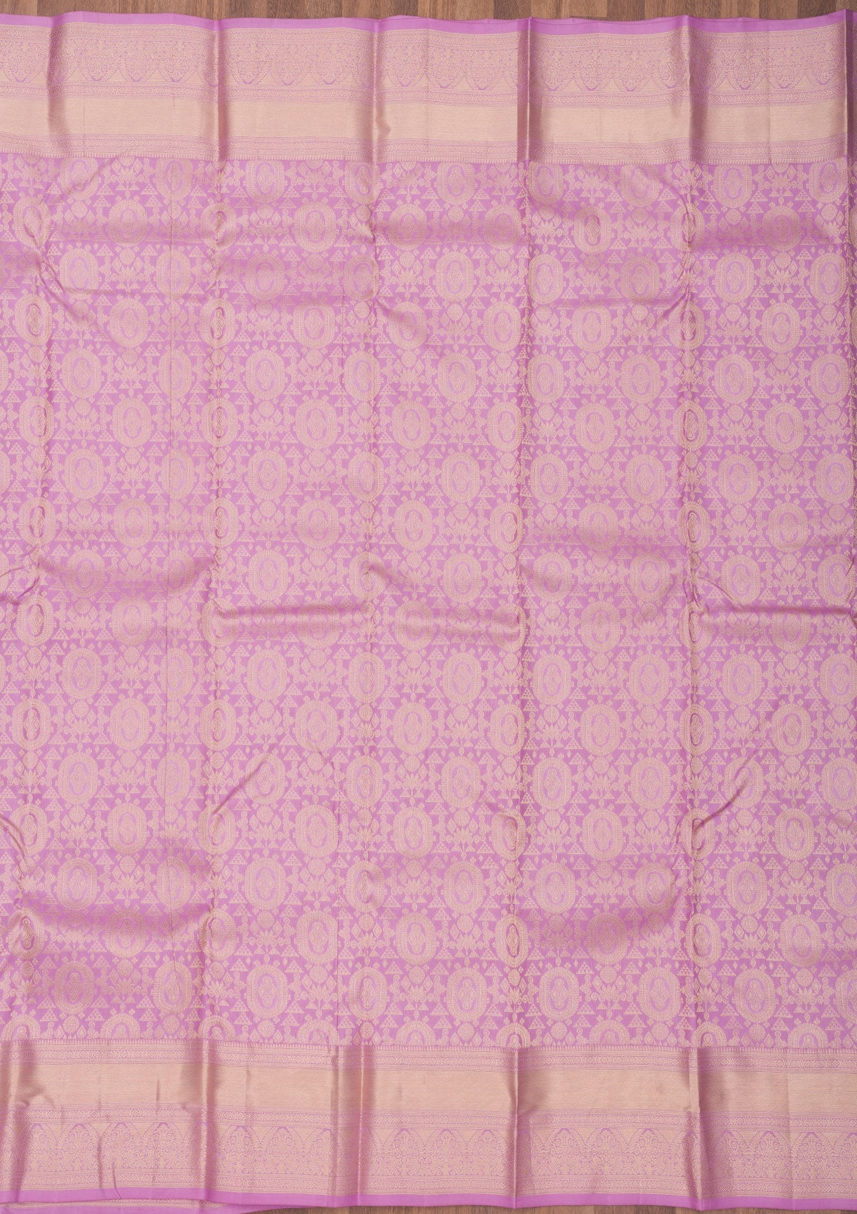 Lavender Zariwork Pure Silk Saree