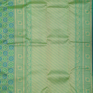 Leaf Green Zariwork Pure Silk Saree