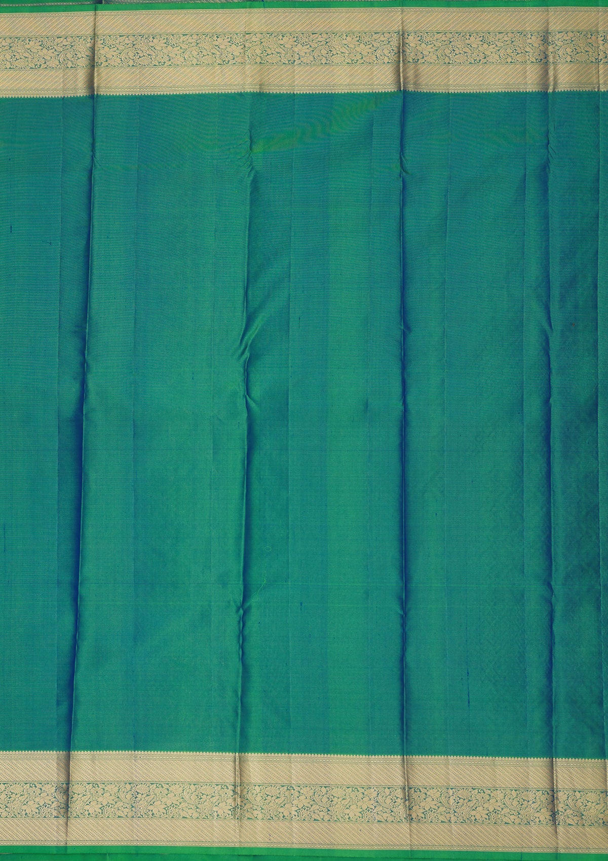 Leaf Green Zariwork Pure Silk Saree