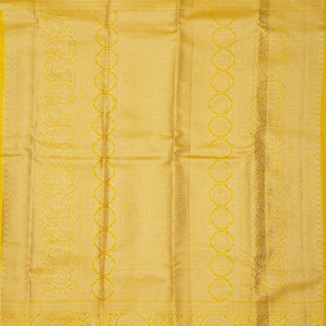 Lemon Yellow Zariwork Pure Silk Saree