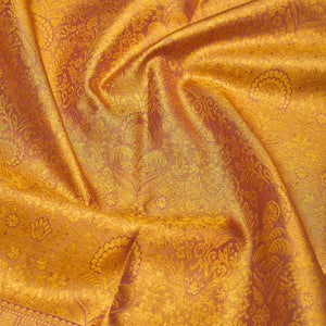 Light Brown Zariwork Pure Silk Saree
