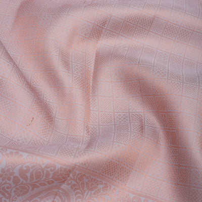 Light Grey Zariwork Pure Silk Saree