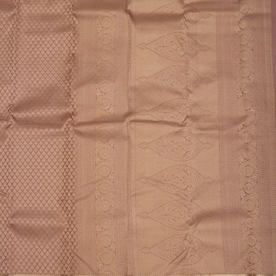 Light Brown Zariwork Pure Silk Saree