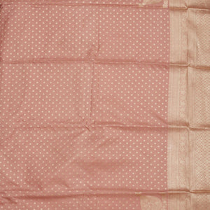 Light Brown Zariwork Pure Silk Saree
