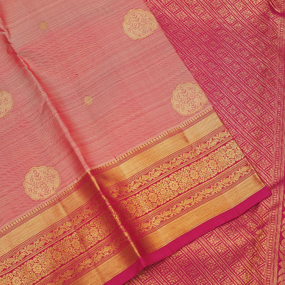 Light Brown Zariwork Pure Silk Saree