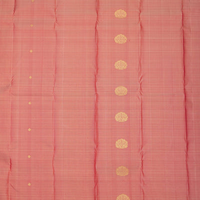 Light Brown Zariwork Pure Silk Saree