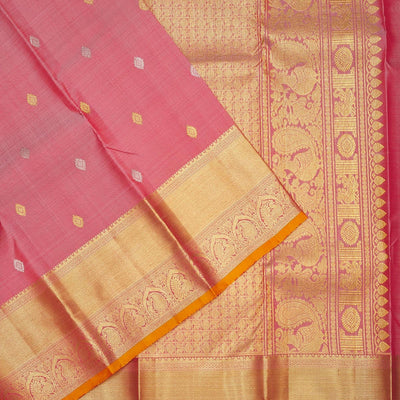 Light Brown Zariwork Pure Silk Saree