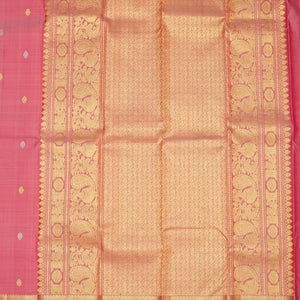 Light Brown Zariwork Pure Silk Saree