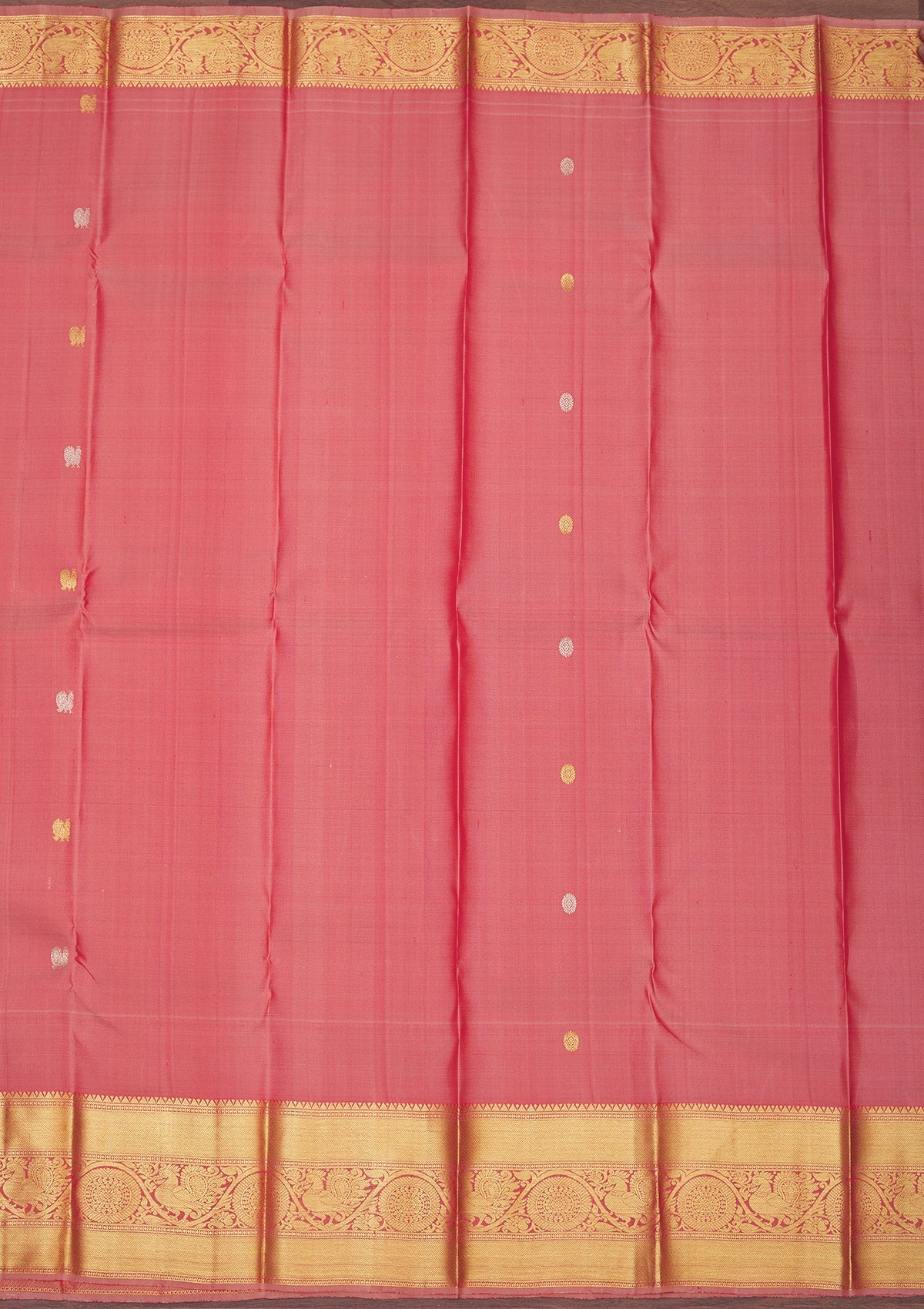 Light Brown Zariwork Pure Silk Saree