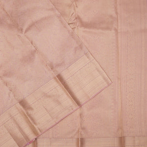 Light Brown Zariwork Pure Silk Saree