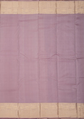 Light Grey Zariwork Pure Silk Saree