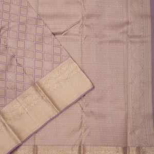 Light Grey Zariwork Pure Silk Saree