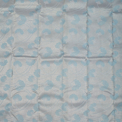 Light Grey Zariwork Pure Silk Saree
