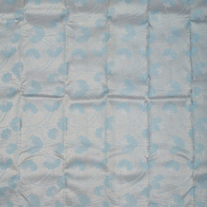 Light Grey Zariwork Pure Silk Saree