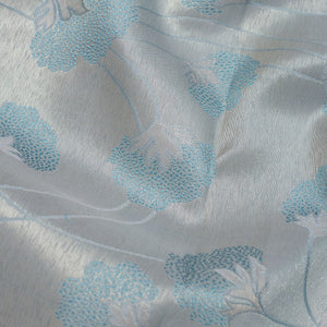 Light Grey Zariwork Pure Silk Saree