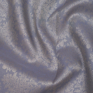 Grey Zariwork Pure Silk Saree