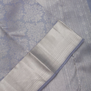Grey Zariwork Pure Silk Saree