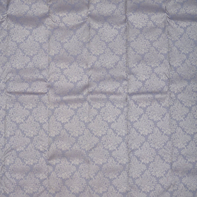 Grey Zariwork Pure Silk Saree