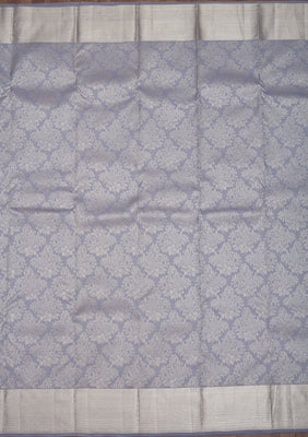 Grey Zariwork Pure Silk Saree
