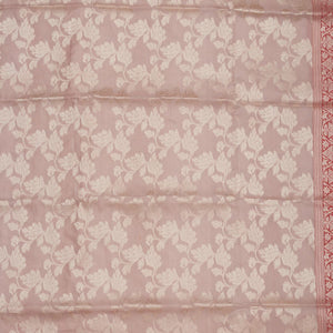 Light Grey Zariwork Pure Silk Saree