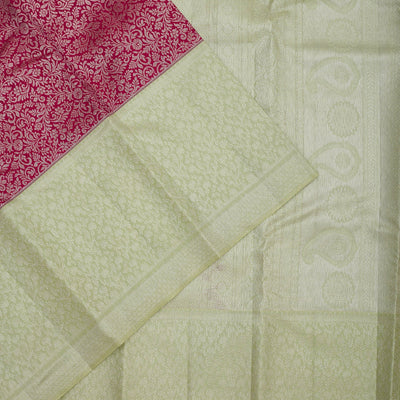 Maroon Zariwork Pure Silk Saree