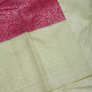 Maroon Zariwork Pure Silk Saree