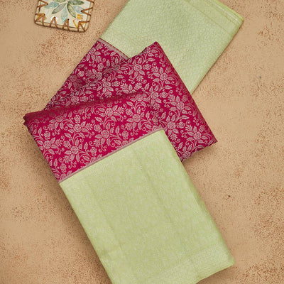 Maroon Zariwork Pure Silk Saree