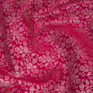 Maroon Zariwork Pure Silk Saree