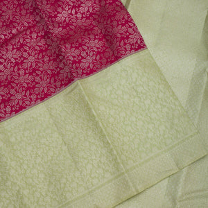 Maroon Zariwork Pure Silk Saree