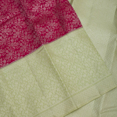 Maroon Zariwork Pure Silk Saree