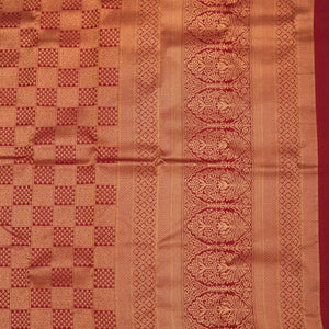 Maroon Zariwork Pure Silk Saree