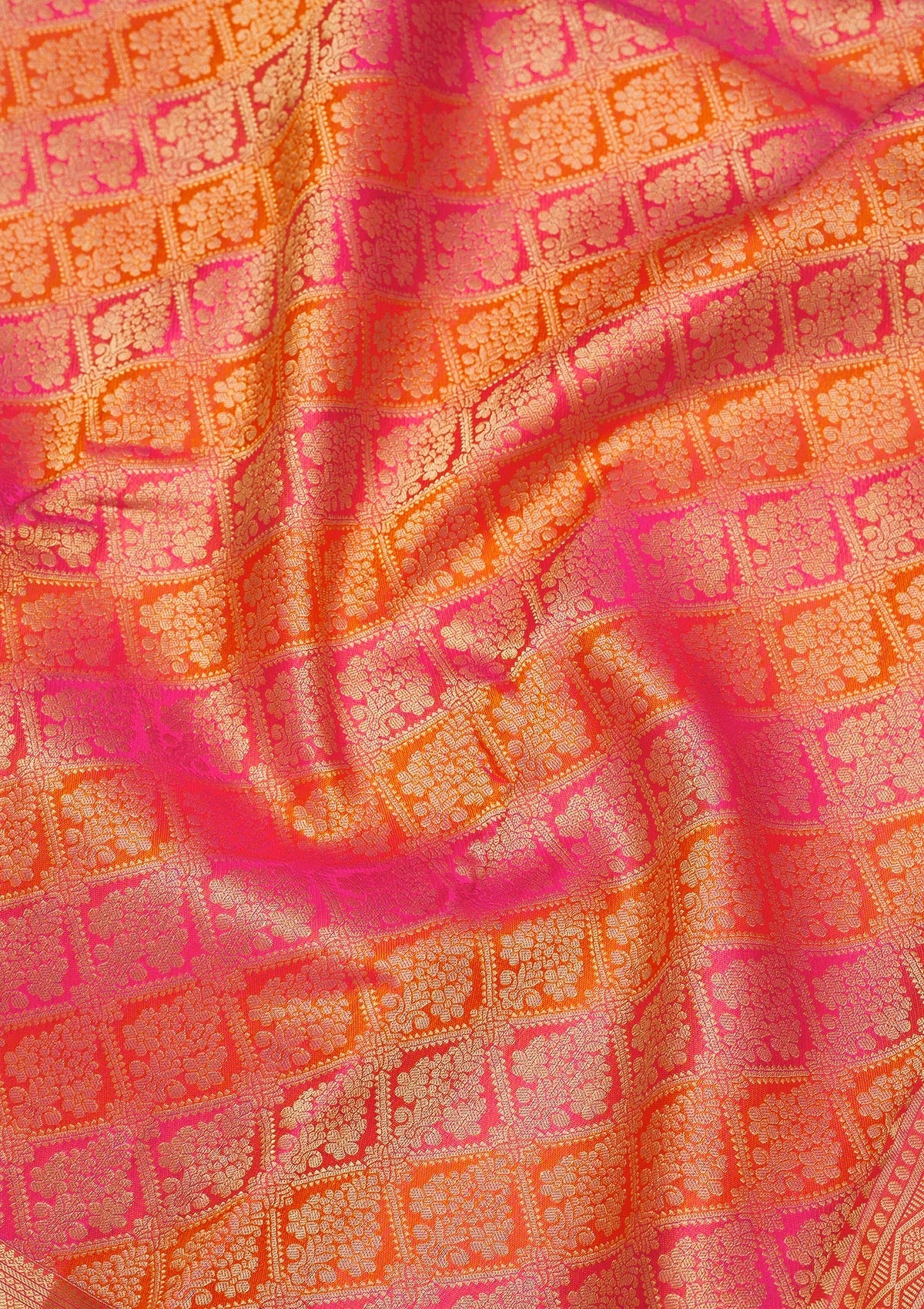 Maroon Zariwork Pure Silk Saree