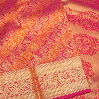Maroon Zariwork Pure Silk Saree