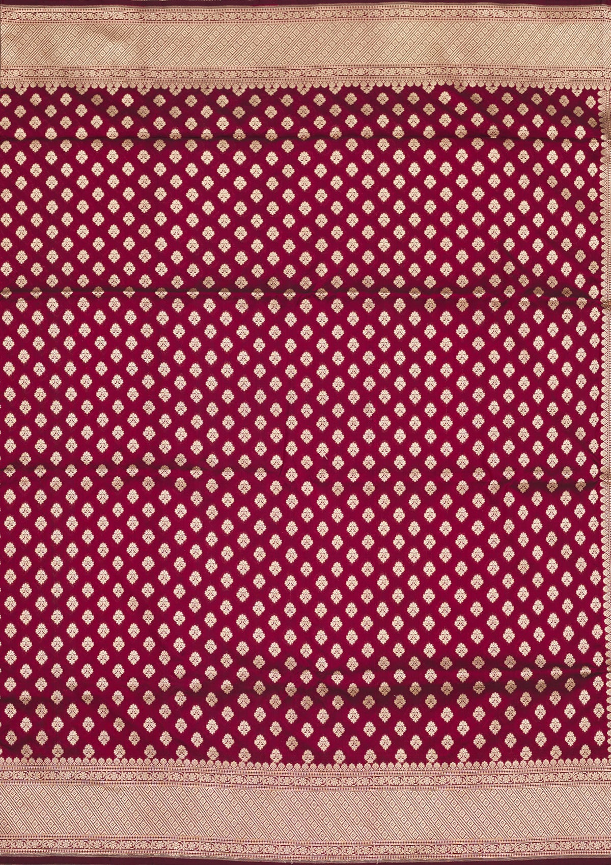 Maroon Zariwork Pure Silk Saree