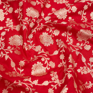 Maroon Zariwork Pure Silk Saree