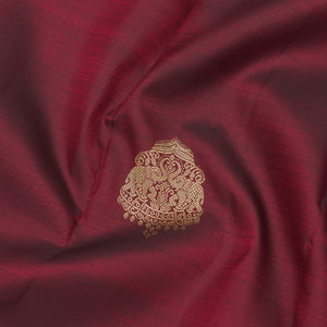 Maroon Zariwork Pure Silk Saree